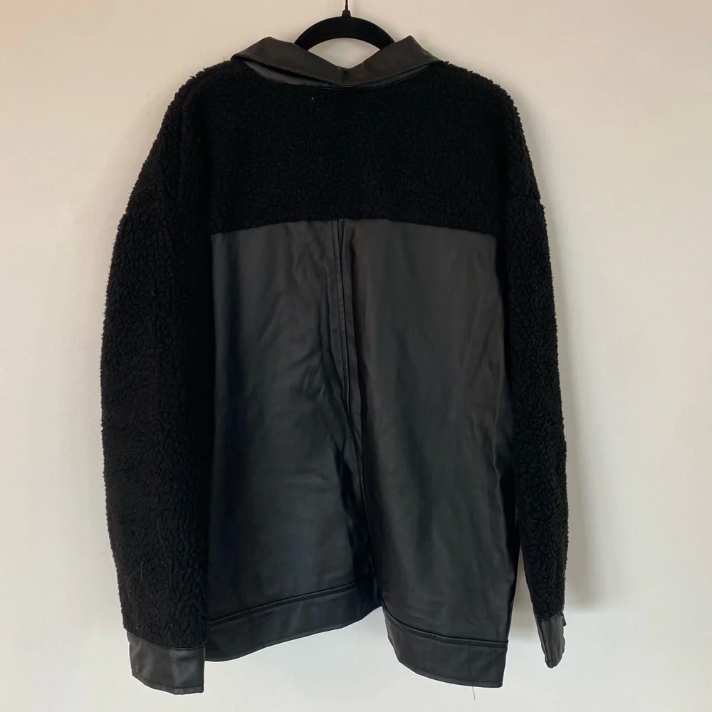 NEW 12th Tribe Black Leather Jacket - Picture 4 of 13